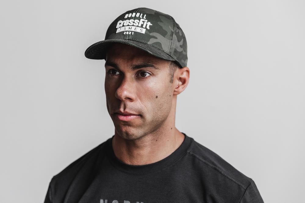 NOBULL Crossfit Games® 2021 Classic Hats - Army Green Camo - Ireland (3286SDZNI)